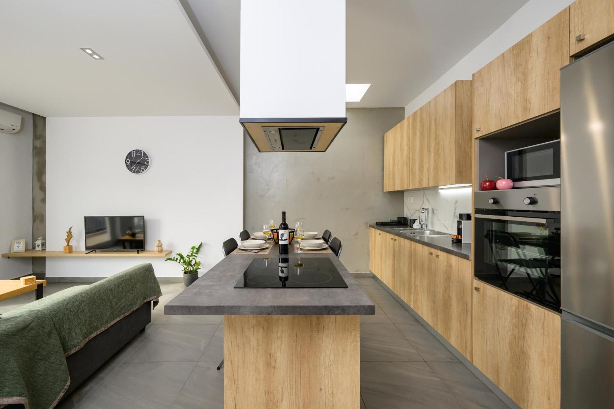 Modern Spacious Apartment Kíssamos Exteriör bild