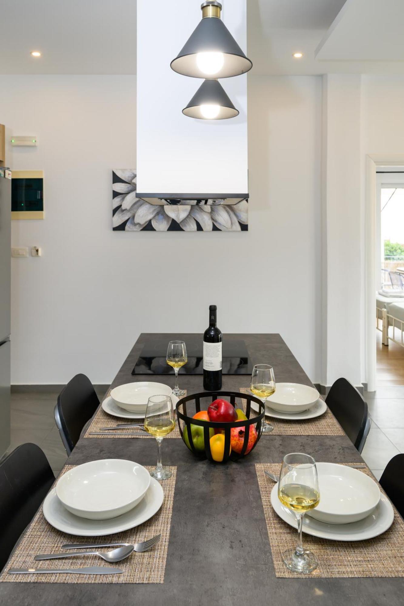 Modern Spacious Apartment Kíssamos Exteriör bild