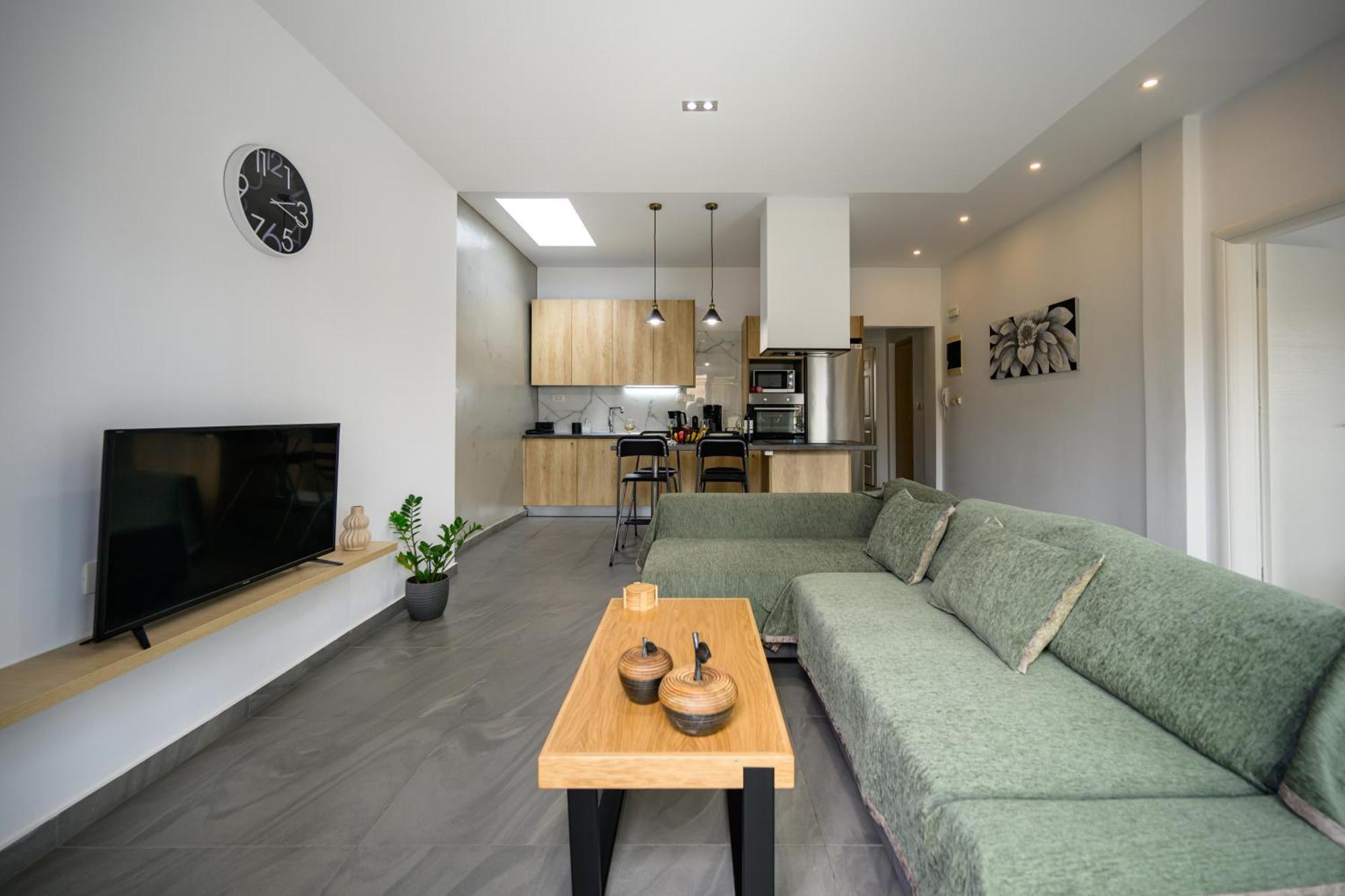 Modern Spacious Apartment Kíssamos Exteriör bild