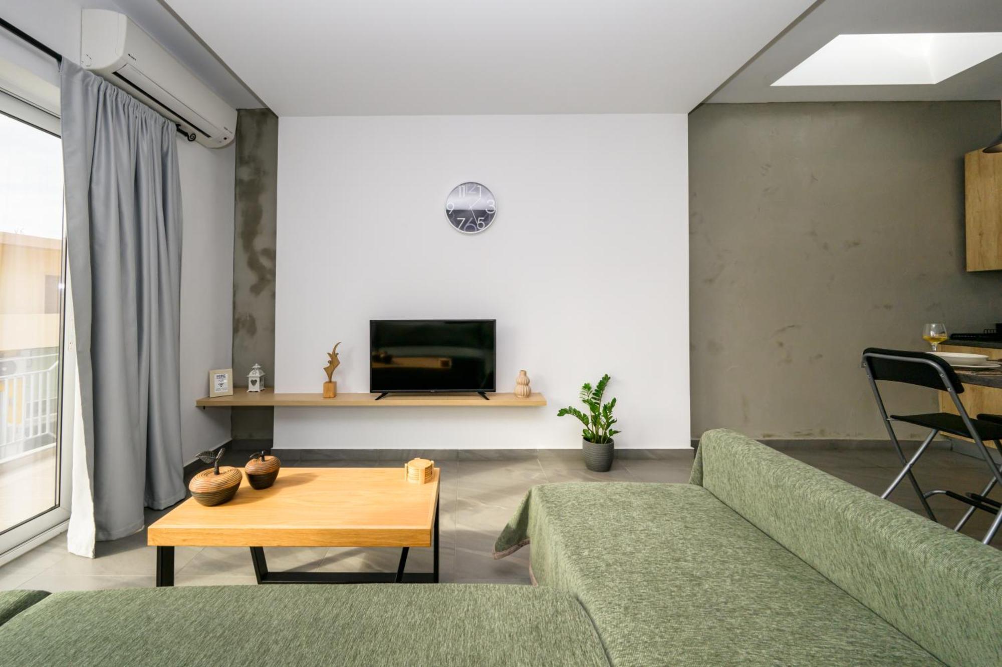 Modern Spacious Apartment Kíssamos Exteriör bild