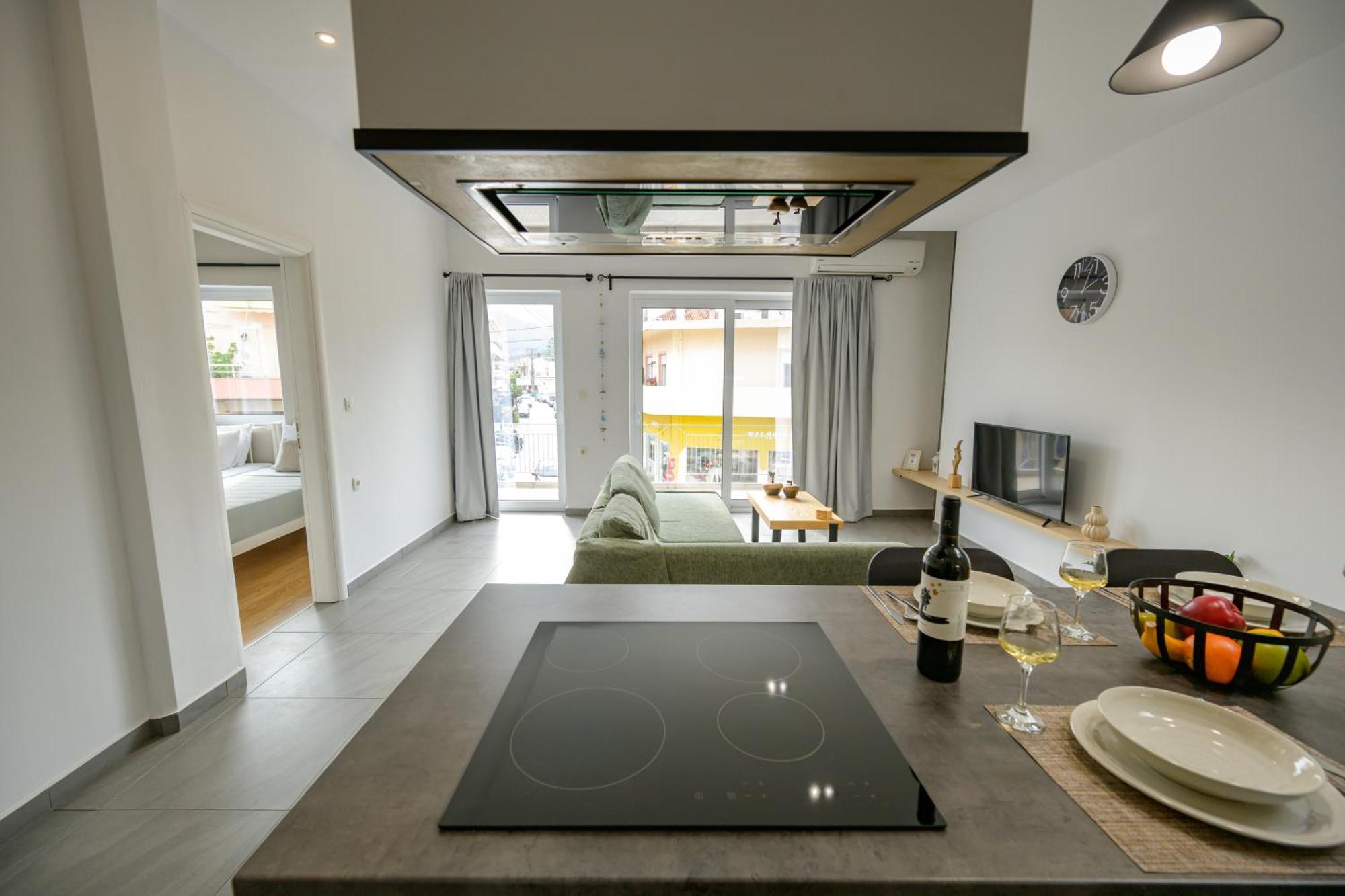 Modern Spacious Apartment Kíssamos Exteriör bild